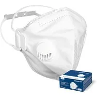 siegmund care Filtrierende Halbmasken FFP3 5x FFP3 Atemschutzmaske mit Ventil, 5-St., MHD: 31.01.2028, Effektive Filterleistung von mindestens 99%