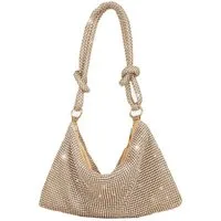 Cachito Clutch Abendtasche für Damen, Umhängetasche, Kupplung für Zeremonie, Hochzeit/Party/Abschlussball/Box, Taschen aus Strass