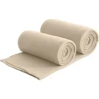 Wohndecke 2er Set eco-line Fleecedecke ca. 130x160, wometo, OEKO-TEX®, 100% recyceltes Material, Antipilling