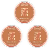 Catrice Bronzer-Puder Melted Sun Cream Bronzer, 3-tlg., mit cremiger Textur