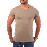 Young & Rich T-Shirt Herren Uni Basic V-neck V-Ausschnitt Unterziehshirt 1700 V-Ausschnitt unifarben kurzarm slim fit