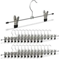 relaxdays Kleiderbügel 25er Set Hosenbügel Metall, (25er Set)