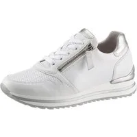Gabor TURIN Keilsneaker mit silberfarbenen Details, Freizeitschuh, Halbschuh, Schnürschuh