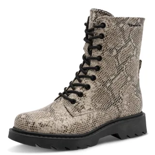 Tamaris - Da.-Stiefel beige snake - Gr. - 40