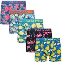 Rungassi Boxershorts Boxershorts Herren 5er Set Premium Stretch Baumwolle GVG-5073 Größe:
