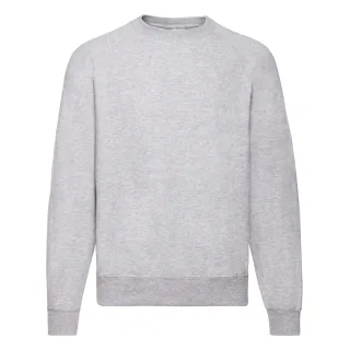 Fruit of the Loom - "Classic" Sweatshirt für Herren/Damen Unisex Raglanärmel (Grau)