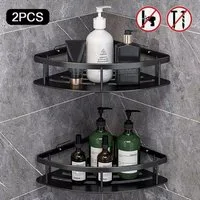 Athlix Duschregal 2 Stk. Duschablage Duschregal ohne Bohren Badezimmer Organizer