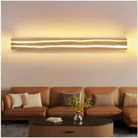 ZMH LED Wandleuchte Holz 18W/8W Nachtlampe Flur Treppe Beleuchtung Wohnzimmer, Energieeffizient, LED fest integriert, Warmweiß