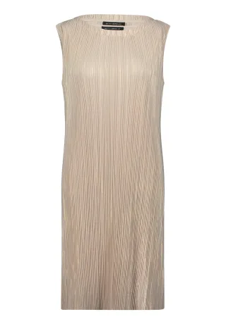 Betty Barclay - Chiffonkleid Grau Beige - Gr. - 38