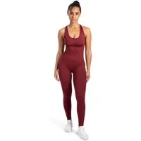 Smilodox Jumpsuit Elsie, Seamless Einteiler, Racerback, Ganzkörperanzug figurformend Sportanzug geripptes Material, Overall atmungsaktiv, Workout Yoga