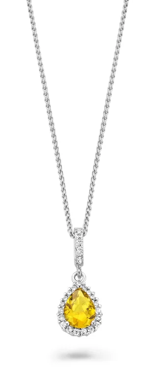 Orphelia Damen-Kette aus 925er Sterlingsilber mit Anhänger – Silber ZH-7226/CI