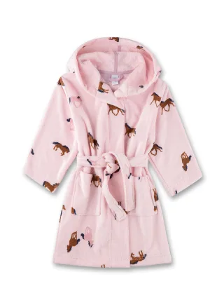 Sanetta - Bademantel/Morningcoat rosa - Gr. - 140