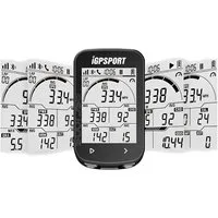 iGPSPORT Tachometer GPS Fahrradcomputer Kabellos Fahrrad Digitale Stoppuhr Kilometerzähler, 2,6 " Display