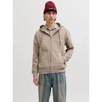 Jack & Jones Kapuzensweatshirt JORNORREBRO EMB SWEAT ZIP HOOD NOOS mit Stickerei