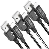 Alpha Electronics Iphone zu USB A Datenkabel Smartphone-Kabel, Lightning, USB Typ A, Lightning (100 cm), Schnellladung, Datenübertragung