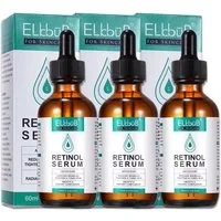 P-Beauty Cosmetic Accessories Anti-Falten-Serum Retinol Serum mit Vitamin E Anti Falten Gesichtsserum Bio Vegan 60ml, 3-tlg.