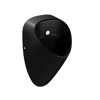 VitrA Plural Urinal wandhängend Netzanschluss (230 V) 33 x 35 x 61 cm Schwarz Matt,7808B083-5331 7808B083-5331