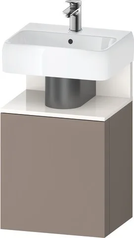 Duravit Qatego Waschtischunterbau wandhängend Basalt Matt 440x350x645 mm - QA4076L22430000 QA4076L22430000