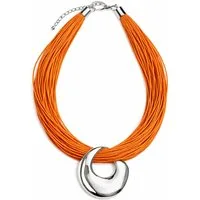 COLLEZIONE ALESSANDRO Kette mit Anhänger Evora, mit üppigem Metallanhänger