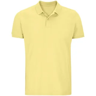 SOLS - "Planet" Poloshirt Baumwolle aus biologischem Anbau für Herren (Hellgelb)