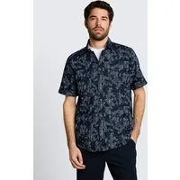 TOM TAILOR Kurzarmhemd Blusen & Shirts Regular Fit Kurzarmhemd mit Muster