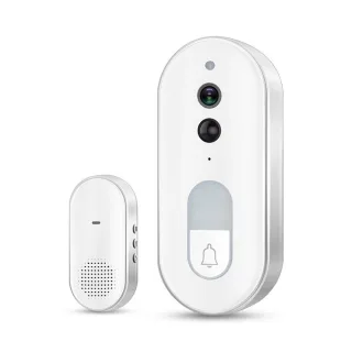Tuya Smart WiFi Video Doorbell 720P HD 120° Wide Angle 4000mAh Battery AI Human Motion Infrared Night Vision Two-Way Aud
