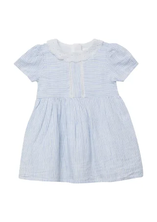 s.Oliver - Kleid blau/weiß - Gr. - 74