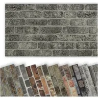 Hexim Wanddekoobjekt WP1006 (Wandverkleidung in Steinoptik EPS Styropor Paneele - 1000x500 mm 3D Paneele Wärmedämmung (0,5m² WP1006) Steintapete Dekoration Betonoptik)
