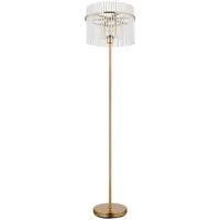GLOBO LIGHTING Stehlampe GORLEY, ohne Leuchtmittel, Design Glasstäbe, Stehleuchte, Wohnzimmer, Esszimmer
