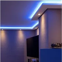 Licht-Trend Stuckleiste Dekor-Profil L Stuckleiste 1,2 m indirekt Wand oder Decke