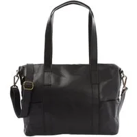 LECONI Schultertasche Shopper große Henkeltasche Damen DIN A4 Handtasche Leder LE0061, geräumig - Henkel & langer Riemen - 37×28×15 cm