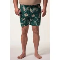 Men Plus Badehose Badeshorts Bauchfit Alloverprint 3 Taschen