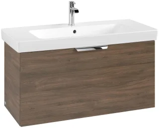 Villeroy & Boch Set LineUp 1000mm mit Spiegelschrank Arizona Oak S00807VHR1