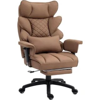 Gisaae Gaming-Stuhl, Braun, Leder, 1-Sitzer, 76x121x60 cm, Kinderzimmer & Jugendzimmer, Jugendmöbel, Gamingstühle