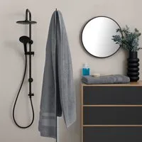 OTTO home Saunatuch Vanessa, 2 Saunatücher, 80x200cm, in Standard- und Premium-Qualität, Walkfrottee (Set, 2-St), Handtücher mit Bordüre, 100% Baumwolle, einfarbig, weich