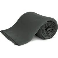 Wohndecke Polar-Fleece mit Antipilling, ca. 420g, 130x160 cm, KiGATEX, Ziersticheinfassung