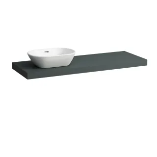 Laufen Waschtisch-Platte LANI 495x1370x65 mit Aussschnitt links H4046821122661