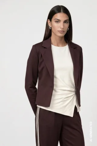 monari - Sweatblazer black coffee - Gr. - 36