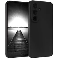 EAZY CASE Handyhülle TPU Hülle für Samsung Galaxy S26 6,3 Zoll, Silikon Schutzhülle mit Kameraschutz kratzfest Back Cover Etui Schwarz