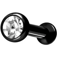 PIERCINGLINE Piercing-Set Chirurgenstahl Triple Piercing Mini Labret mit Innengewinde FLAT-DISC (Labrets, 1-tlg)