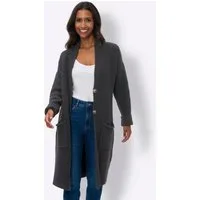 heine Strickjacke Strickjacke Langarm Grobstrick