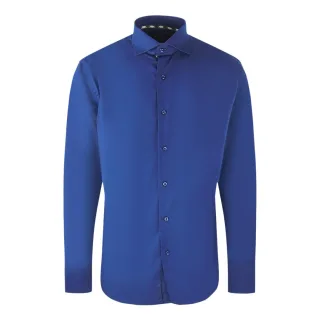Aquascutum schlichtes, langarmliges weisses Hemd