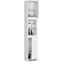 Raumhirsch Furniture Hochschrank Moderner Hochschrank Bad - Platzsparender Badezimmerschrank - Stauraum Hochwertige, feuchtigkeitsresistente Spanplatte in modernem Design