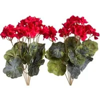 Kunstblume Geranienbusch Geranie, Botanic-Haus, Höhe 37 cm