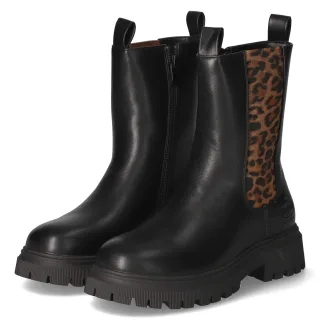 Dockers By Gerli Chelsea Boots  Schwarz - Gr. 37 -  Textil