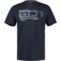 LERROS T-Shirt T-Shirt mit Brustprint, Grosse Grössen