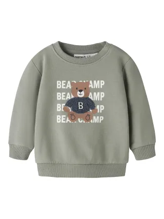 NAME IT - NBMDETROIT LS SWEAT BOX UNB Shadow - Gr. - 62