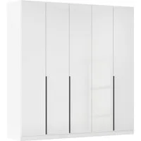 OTTO home Drehtürenschrank Kleiderschrank Schrank Garderobe AGORDO Schlafzimmer (in zwei Griff-Farben, Breiten 91-405 cm, Dekor- oder Hochglanzfront) durchdachte Innenausstattung, in 8 Breiten und 2 Höhen MADE IN GERMANY