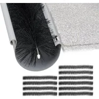 relaxdays Dachrinnenreiniger 10er Set Dachrinnenbürste 12 cm, Geeignet für handelsübliche Dachrinnen bis 12 cm Breite, (10-tlg)