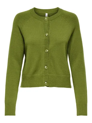 ONLY - ONLKATIA LS SHORT CARDIGAN CC KNT Peat Moss - Gr. - M